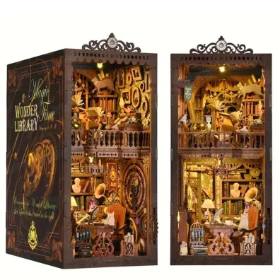 Puzzle Miniaturowy domek Book Nook �wi�tynia wiedzy Habarri