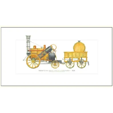 DaVinci Karnet G05 41A 033 + koperta Parow�z 12x23 cm