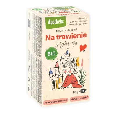 Apotheke Herbatka dla dzieci na trawienie z dzik� r� 20 x 1,8 g Bio