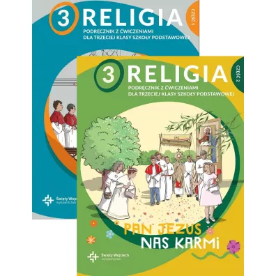 Pakiet: Religia 3. Pan Jezus nas karmi. Podrcznik z wiczeniami dla trzeciej klasy szkoy podstawowej. Czci 1-2 - Pawe Paczek