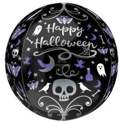 Amscan Balon foliowy Orbz Moonlight Halloween 38x40cm