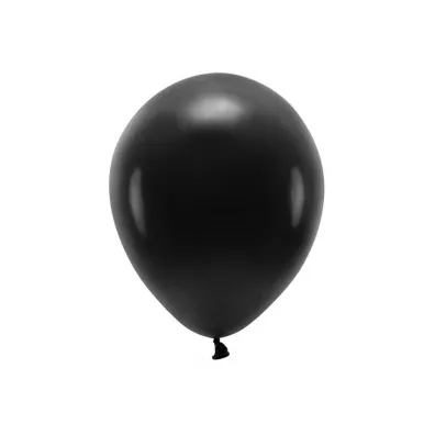 PartyDeco Balony Eco czarne 30cm