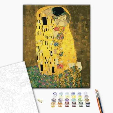 Brushme Malowanie po numerach - Poca�unek Gustav 40x50cm
