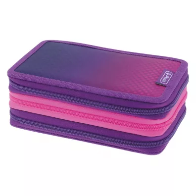 Herlitz Pi�rnik 31 cz�ci potr�jny r�owy/fioletowy