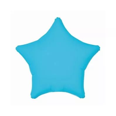 Godan Balon foliowy Gwiazda fluor niebieski 46cm