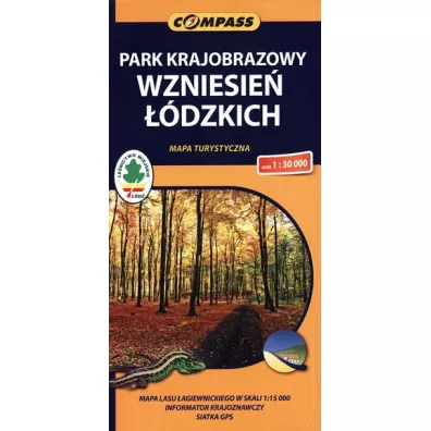 Mapa turystyczna Park Krajobrazowy Wzniesie dzkich 1:30 000
