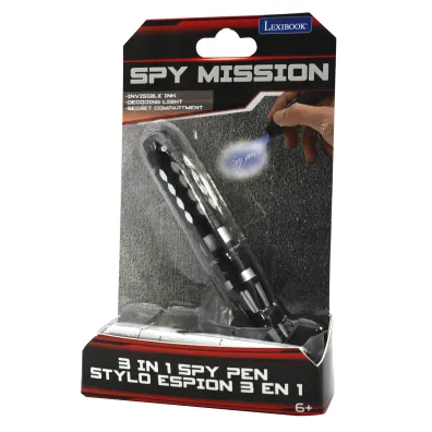 Lexibook D�ugopis z niewidzialnym tuszem i �wiat�em szpiegowskim Spy Mission