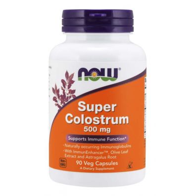 Now Foods Super Colostrum 500 mg Suplement diety 90 kaps.