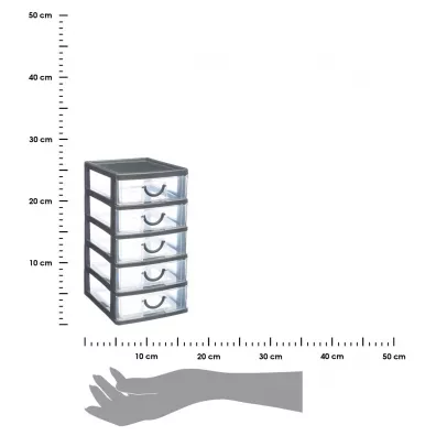 5five Simply Smart Organizer na drobiazgi 5 szuflad