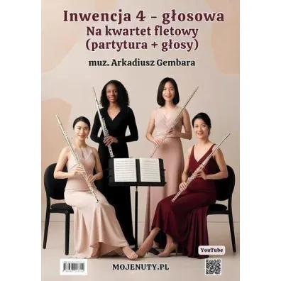 Inwencja 4-g�osowa na kwartet fletowy - Arkadiusz Gembara