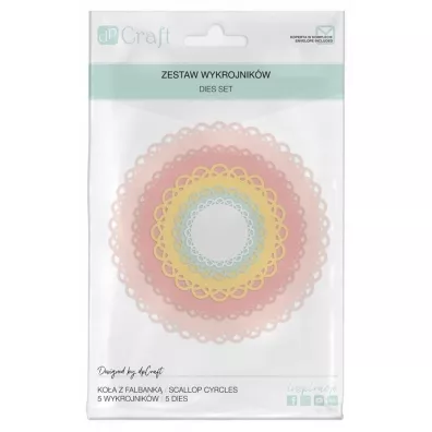 Dalprint Wykrojniki - ko�a z falbank� 5 szt.
