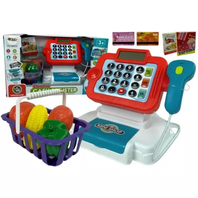 Kasa fiskalna + akcesoria LeanToys