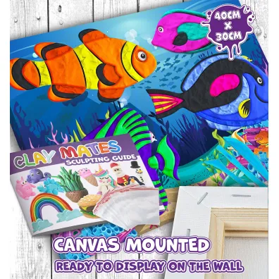 Panta Plast Obraz do wyklejania plastelin� wz�r ryby