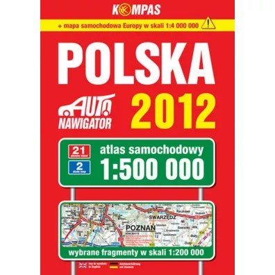 Atlas samochodowy Polska 1:500 000