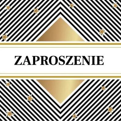 Armin Style Zaproszenie Urodziny 10 szt.