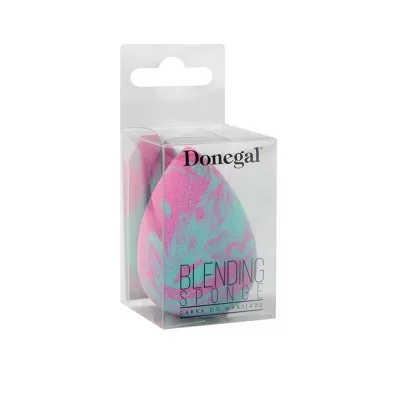 Donegal G�bka do makija�u�Blending Sponge marmurek zielono-r�owy