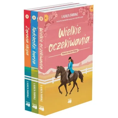 Pakiet Ranczo Golden Horse. Tomy 1-3 - Lauren Brooke