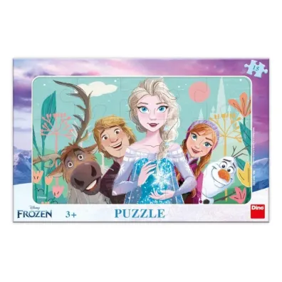 Puzzle ramkowe 15 el. Kraina Lodu Frozen II Rodzina Dino Toys