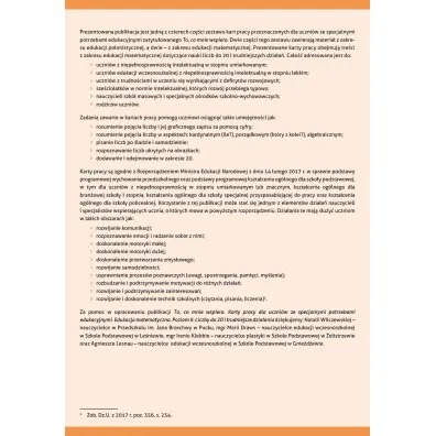 To co mnie wspiera Edukacja matematyczna Poziom II