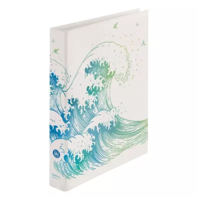 Herlitz Segregator A4 dwuringowy Greenline Fale