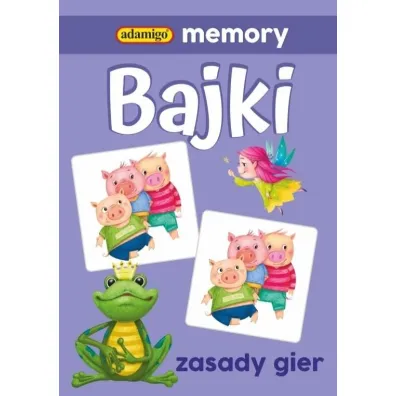 Gra Memory Bajki ADAMIGO 7301