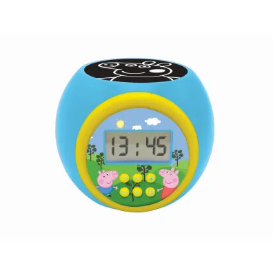 Budzik cyfrowy �winka Peppa z projektorem i timerem RL977PP