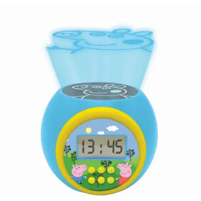 Budzik cyfrowy �winka Peppa z projektorem i timerem RL977PP