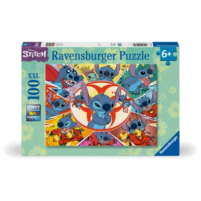 Puzzle dla dzieci 2D 100 el. Disney Stitch Ravensburger