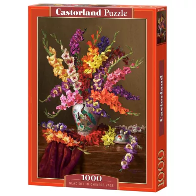 Puzzle 1000 el. Ladiole w chi�skiej wazie Castorland