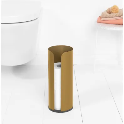 Brabantia Zasobnik na papier toaletowy Renew Warm Gold