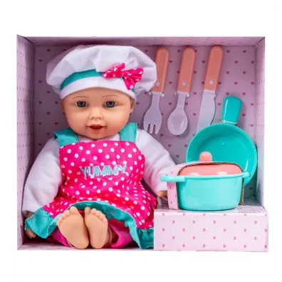 Lalka Julka kucharz z akcesoriami SP83505 AN01 Smily Play