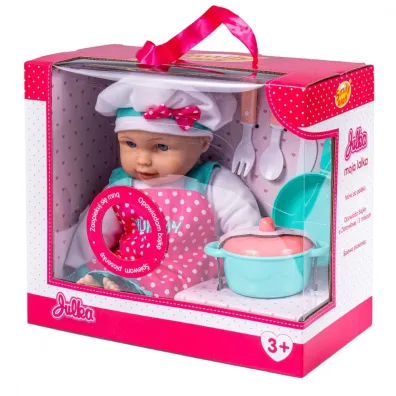 Lalka Julka kucharz z akcesoriami SP83505 AN01 Smily Play