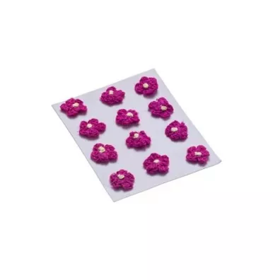 Brewis Kwiatki dekoracyjne ciemny r�owy 18mm