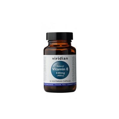 Viridian Naturalna Witamina E 330mg (400IU) - suplement diety 30 kaps.