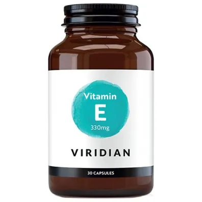 Viridian Naturalna Witamina E 330mg (400IU) - suplement diety 30 kaps.