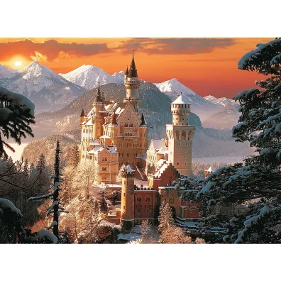 Puzzle 3000 el. Zimowy Zamek Neuschwanstein. Niemcy Trefl