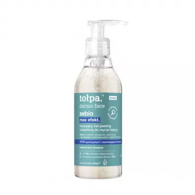 To�pa Max efekt musuj�cy �el-peeling z kamfor� do mycia twarzy 195 ml