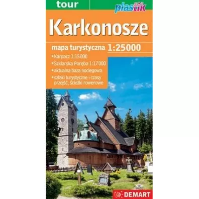 Karkonosze mapa turystyczna plastik