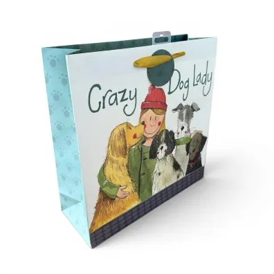 Alex Clark Torebka prezentowa du�a - Crazy Dog Lady Psiara