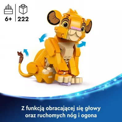 LEGO Disney Classic Kr�l Lew — lwi�tko Simba 43243