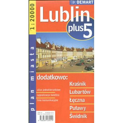 Lublin plus 5 plan miasta 1:20 000