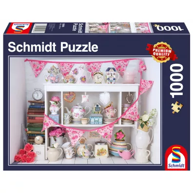 Puzzle 1000 el. Premium Quality. Czas na herbat� Schmidt