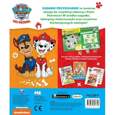 Psi Patrol. Zadanie Przyklejanie. Psi Patrol gotowy do akcji
