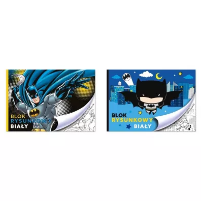 Beniamin Blok rysunkowy A4/20K bia�y Batman