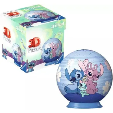 Puzzle Kula 54 el. 3D Stitch 3 Ravensburger