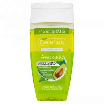 Bielenda Bouquet Nature agodny 2-fazowy pyn do demakijau oczu Awokado 140 ml
