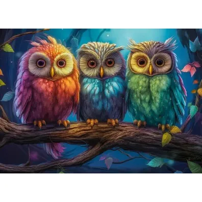Puzzle 260 el. Three Little Owls Castorland