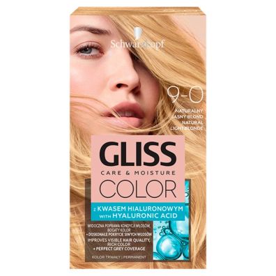 Schwarzkopf Gliss Color krem koloryzujcy do wosw 9-0 Naturalny Jasny Blond