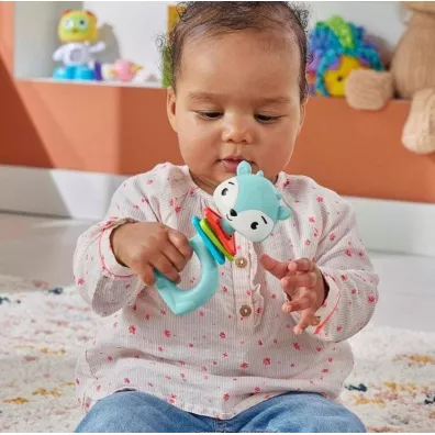Fisher-Price. Grzechotka klekocz�cy Jelonek Mattel