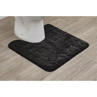 Tendance Dywanik pod WC 45x50 cm Stones czarny